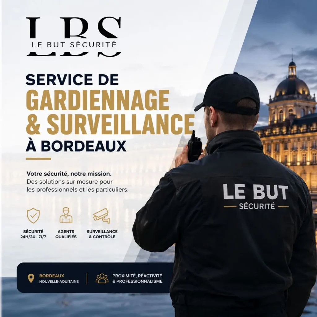 Service de Gardiennage & Surveillance à Bordeaux