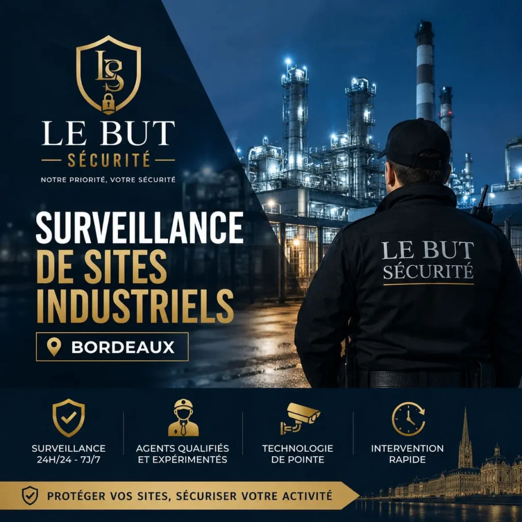Surveillance de sites industriels Bordeaux