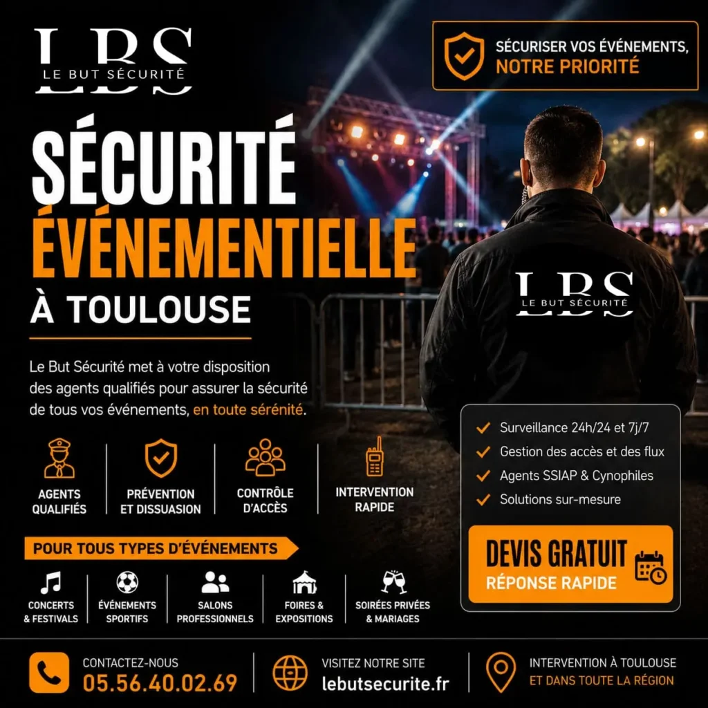 Société de Sécurité Événementielle à Toulouse